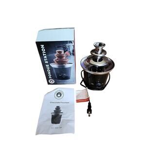 Chef's Counter Fondue Station/Fountain 3 Teir Detachable Tower (Turns on)